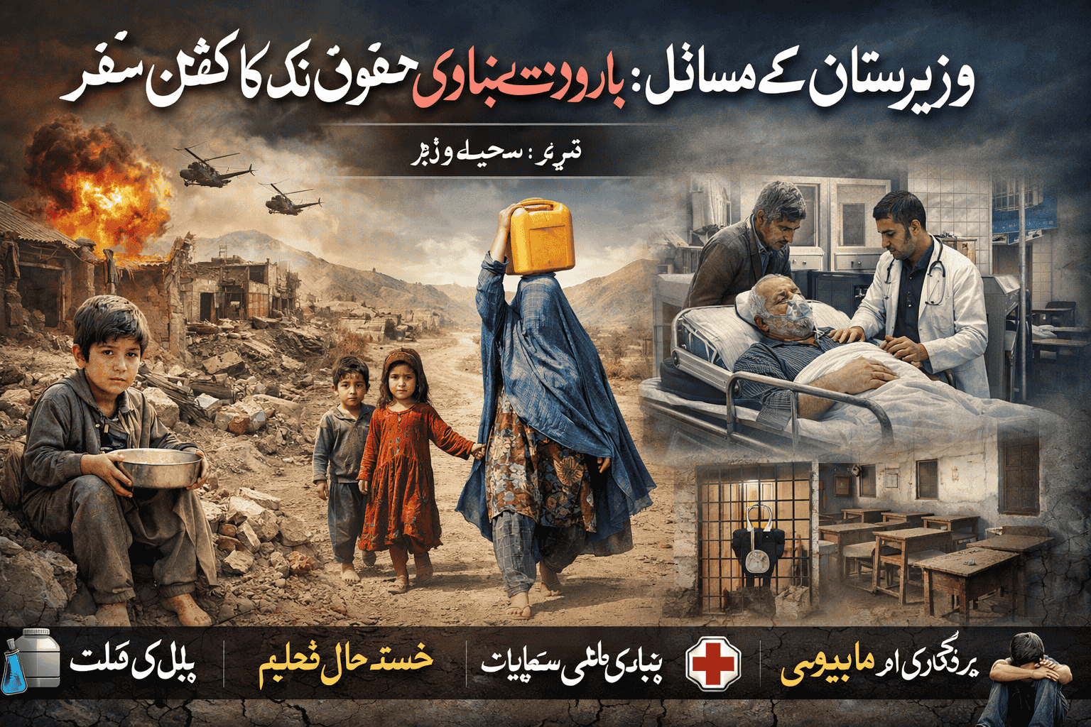 وزیرستان کے مسائل: بارود سے بنیادی حقوق تک کا کٹھن سفر