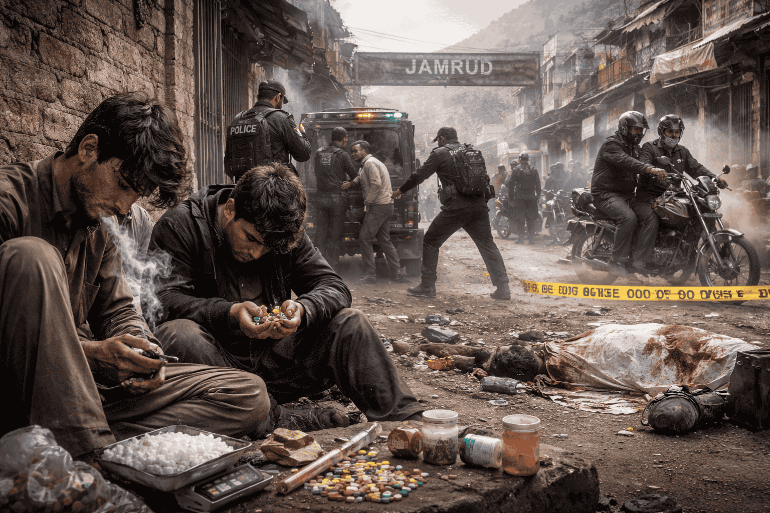 جمرود میں منشیات کا پھیلاؤ، جرائم میں تشویشناک اضافہ