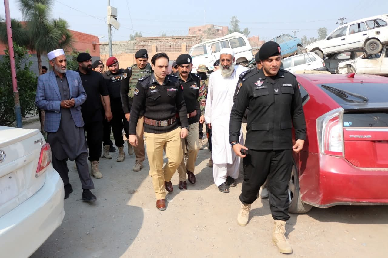 سی سی پی او پشاور ڈاکٹر میاں سعید احمد کا ضلع خیبر کا خصوصی دورہ