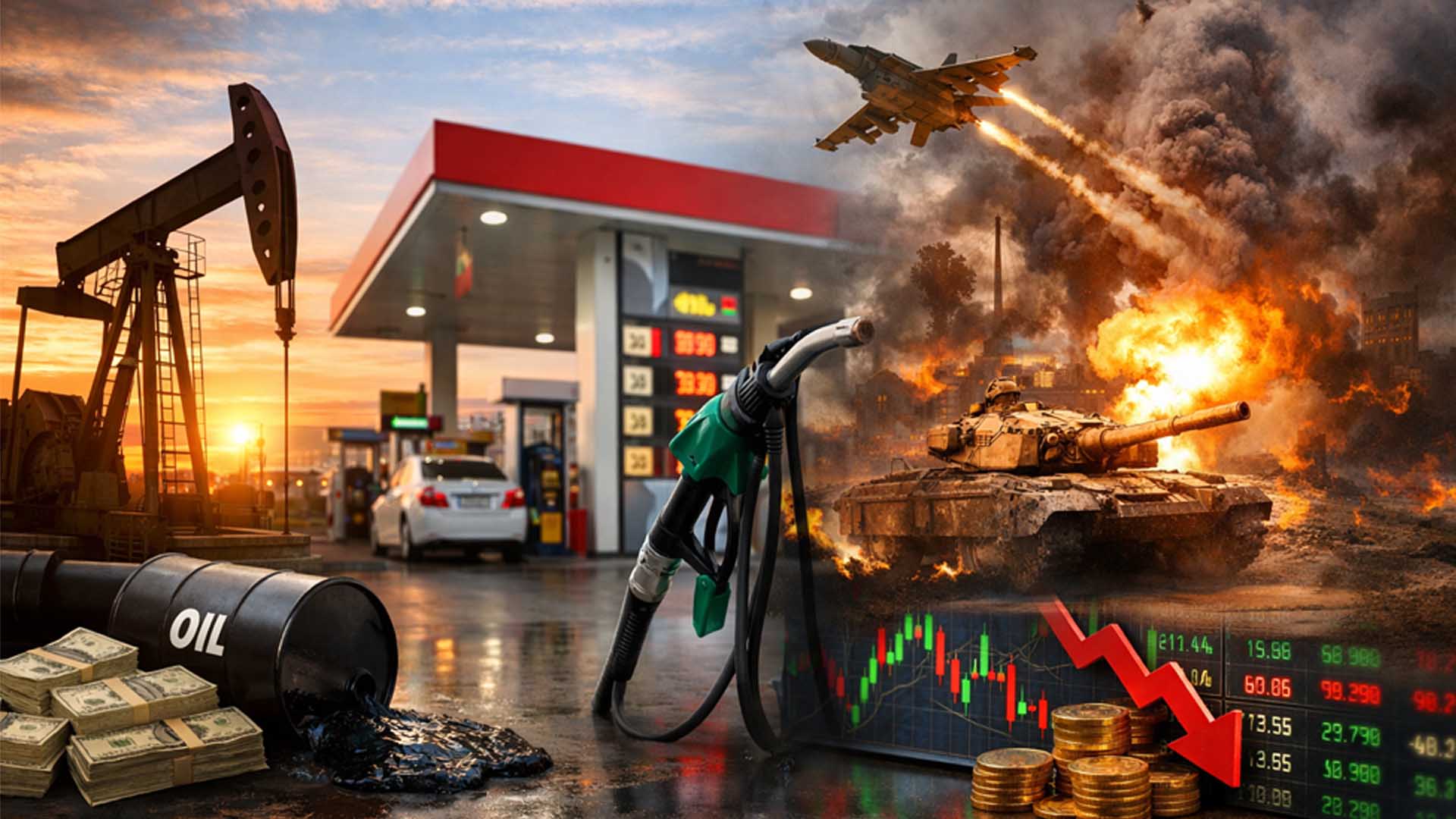 عالمی جنگوں اور معاشی دباؤ کے اثرات (2008–2026) : پاکستان میں پٹرول 67 روپے سے بڑھ کر 321 روپے فی لیٹر تک پہنچ گیا