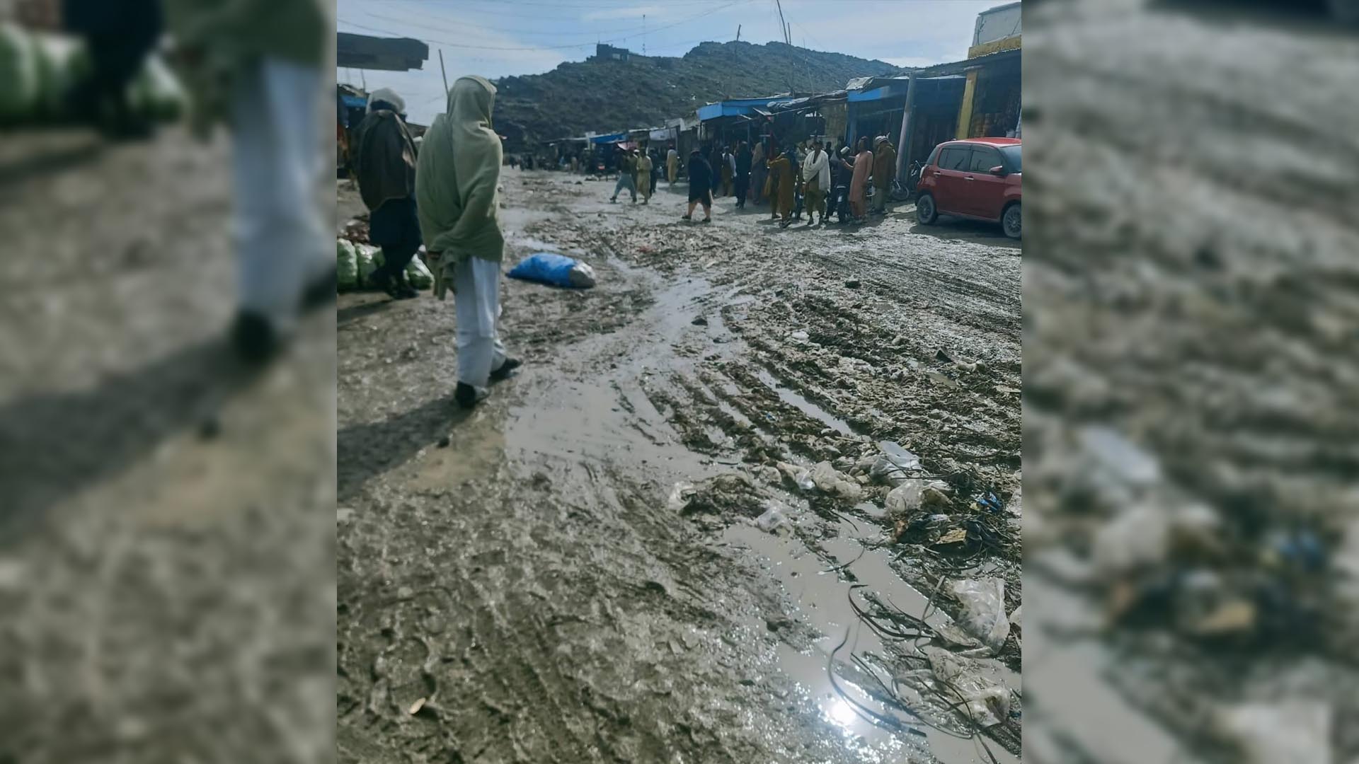 اعظم ورسک بازار کی خستہ حالی، عوامی مشکلات میں اضافہ ،منتخب نمائندوں کی کارکردگی پر سوالات