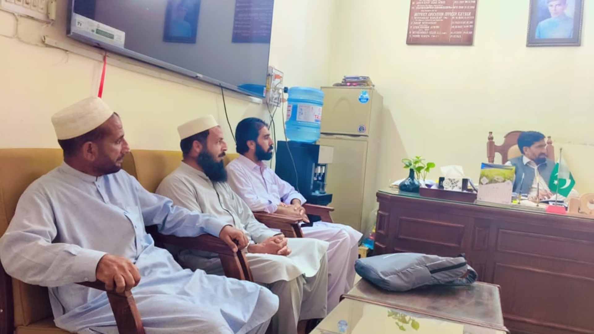 ضلع خیبر کے پرائمری سکولوں کے مسائل کے حل کے لیے ہیڈ ماسٹرز کی اہم ملاقات